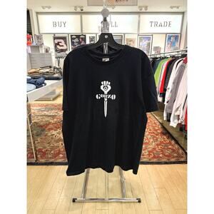 Y2K Hunter S. Thompson Gonzo Vintage Fear and Loathing Movie Tee Shirt Black